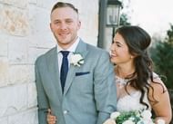 Trevor Story with his wife Mallie Crow